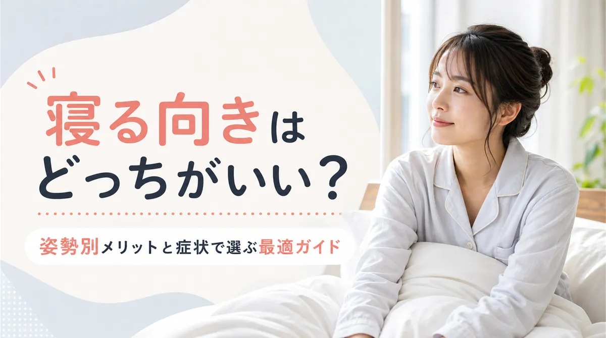 寝る向きはどっちがいい？姿勢別メリットと症状で選ぶ最適ガイド