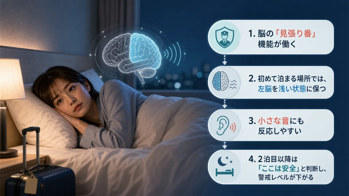 脳の「見張り番」機能が働いている仕組みを解説します。