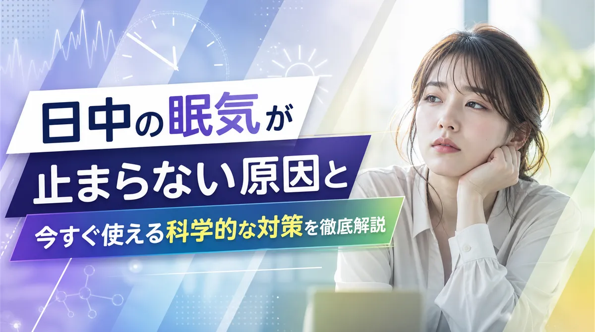 日中の眠気が止まらない原因と今すぐ使える科学的な対策を徹底解説